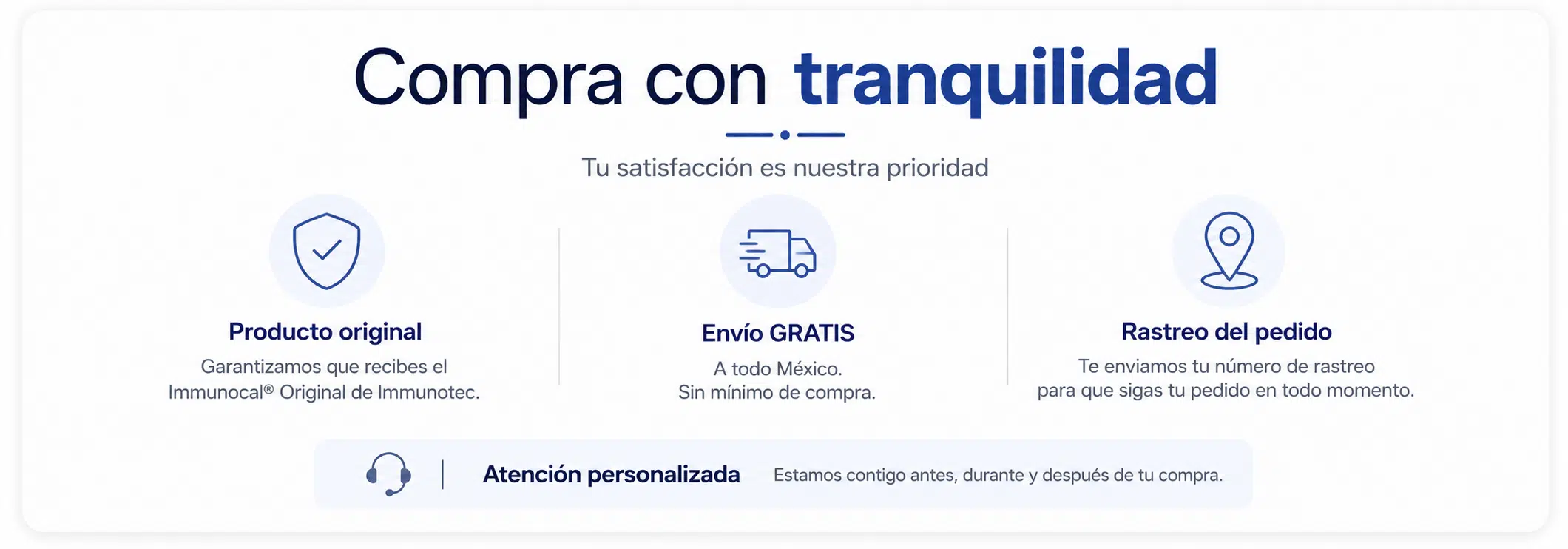 Todo listo para recibir tu pedido