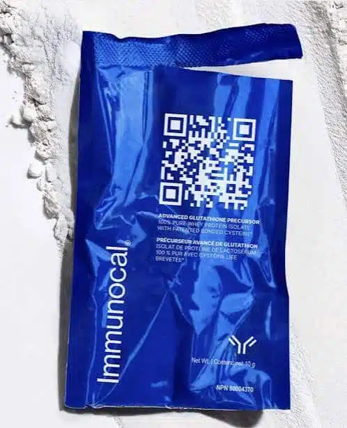 Sobre de Immunocal precursor de glutatión